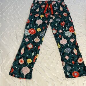 Old Navy Festive Ornament Pajama Pants - Green and Red